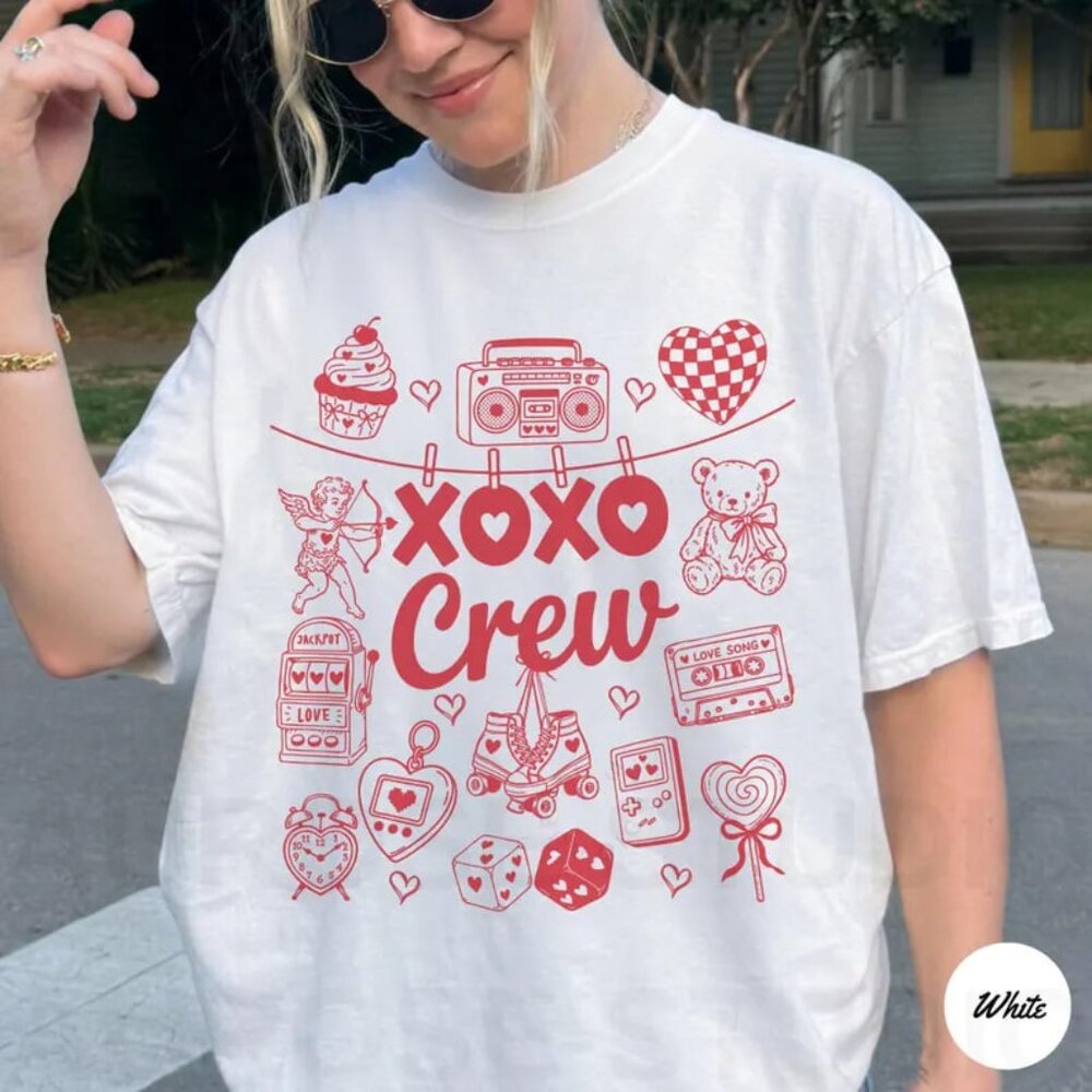 Graphic Valentines Day Shirt, Valentine Matching Tee, Valentine Gift